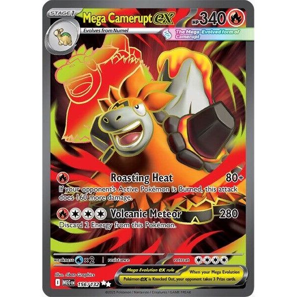 Mega Camerupt ex (156/132) (MEG)