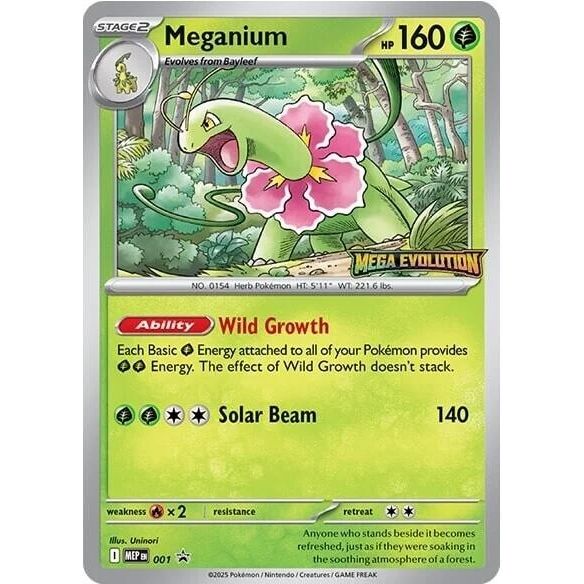 Image for Meganium - 001 (001) (MEP) - Pokemon