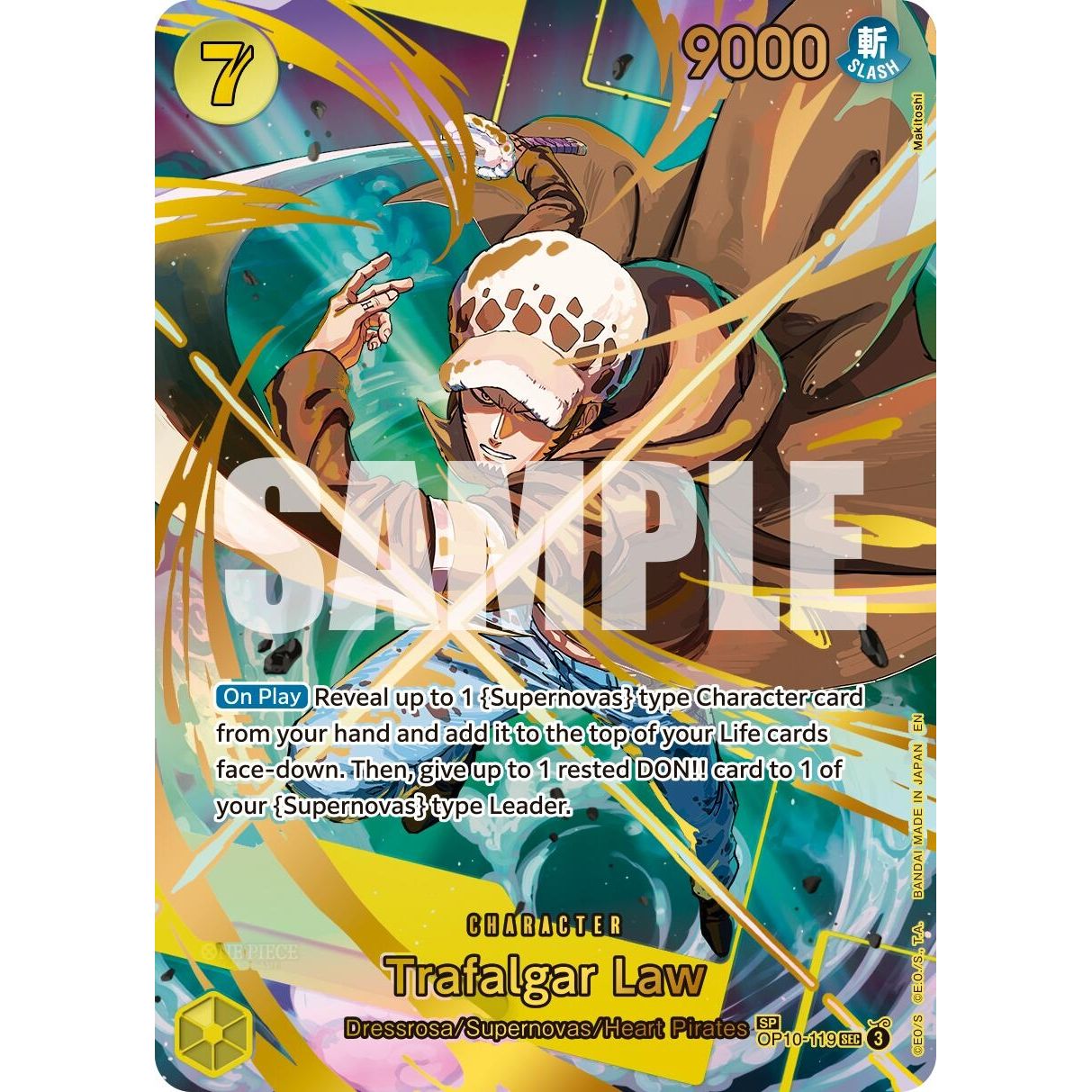 Image for Trafalgar Law - OP10-119 (SP) (OP10-119) (PRB-02) - One Piece Card Game