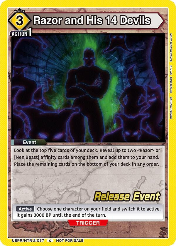Image for Razor and His 14 Devils (UEPR/HTR-2-037) (UEX04BT_RE) - Union Arena