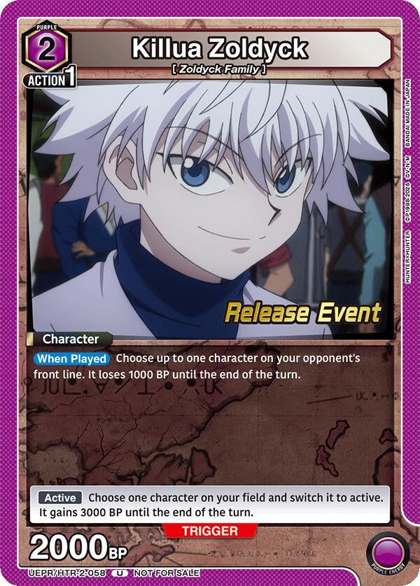Image for Killua Zoldyck (058) (UEPR/HTR-2-058) (UEX04BT_RE) - Union Arena