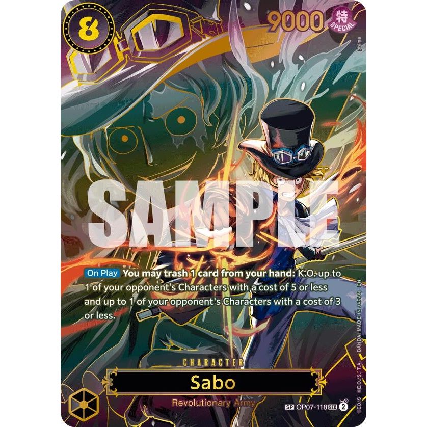 Image for Sabo - OP07-118 (SP) (OP07-118) (OP13) - One Piece Card Game