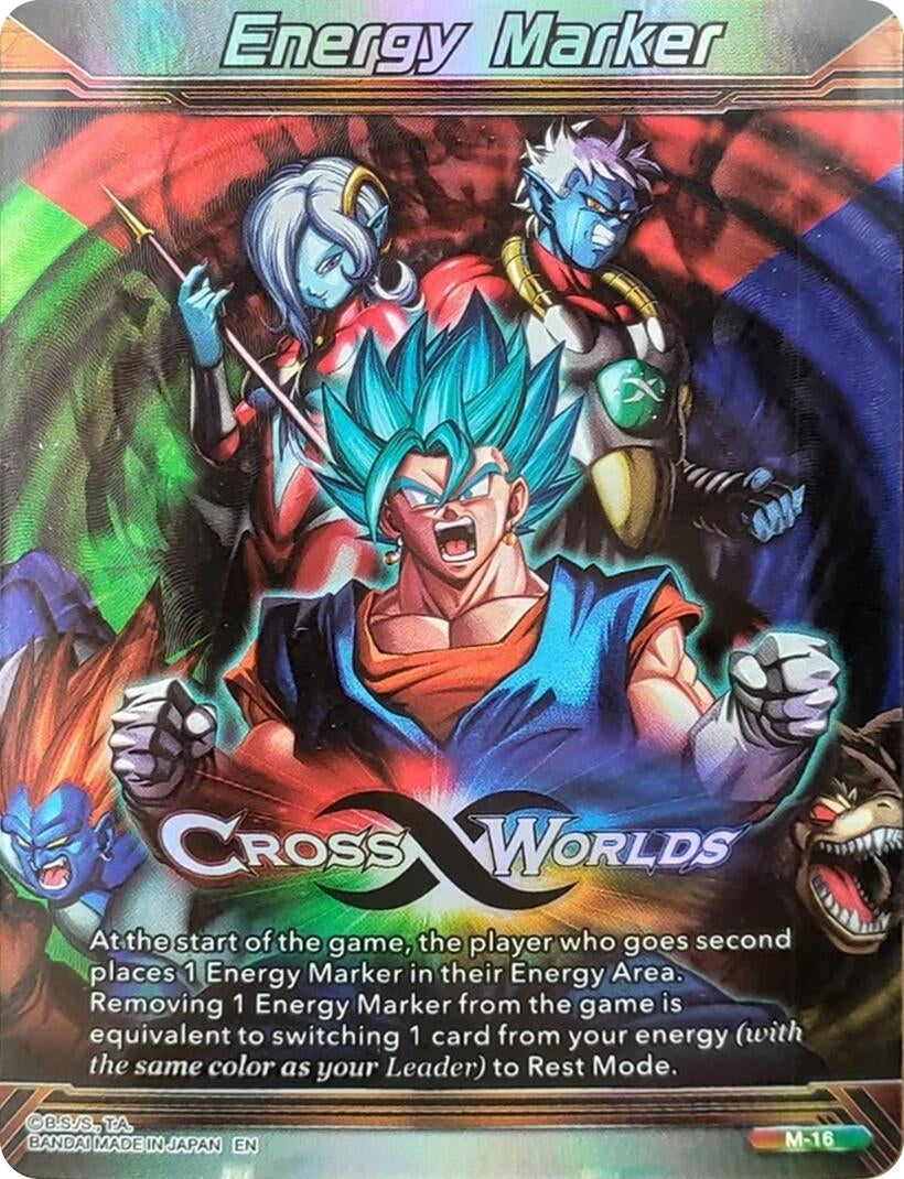 Image for Energy Marker - Cross Worlds (M-16) (Silver) (M-16) (BT28) - Dragon Ball Super: Masters