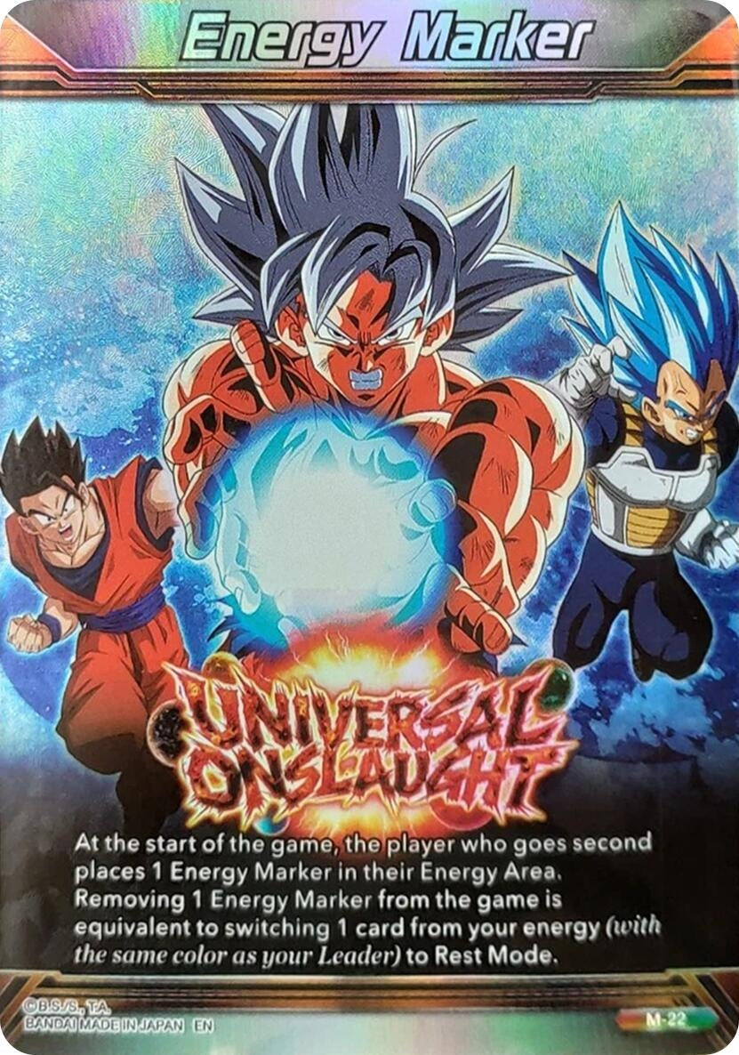 Image for Energy Marker - Universal Onslaught (M-22) (Silver) (M-22) (BT28) - Dragon Ball Super: Masters