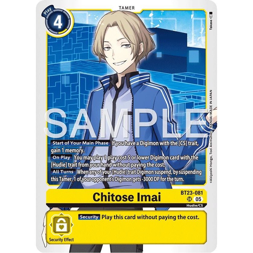 Image for Chitose Imai (BT23-081 SR) (BT-23) - Digimon Card Game