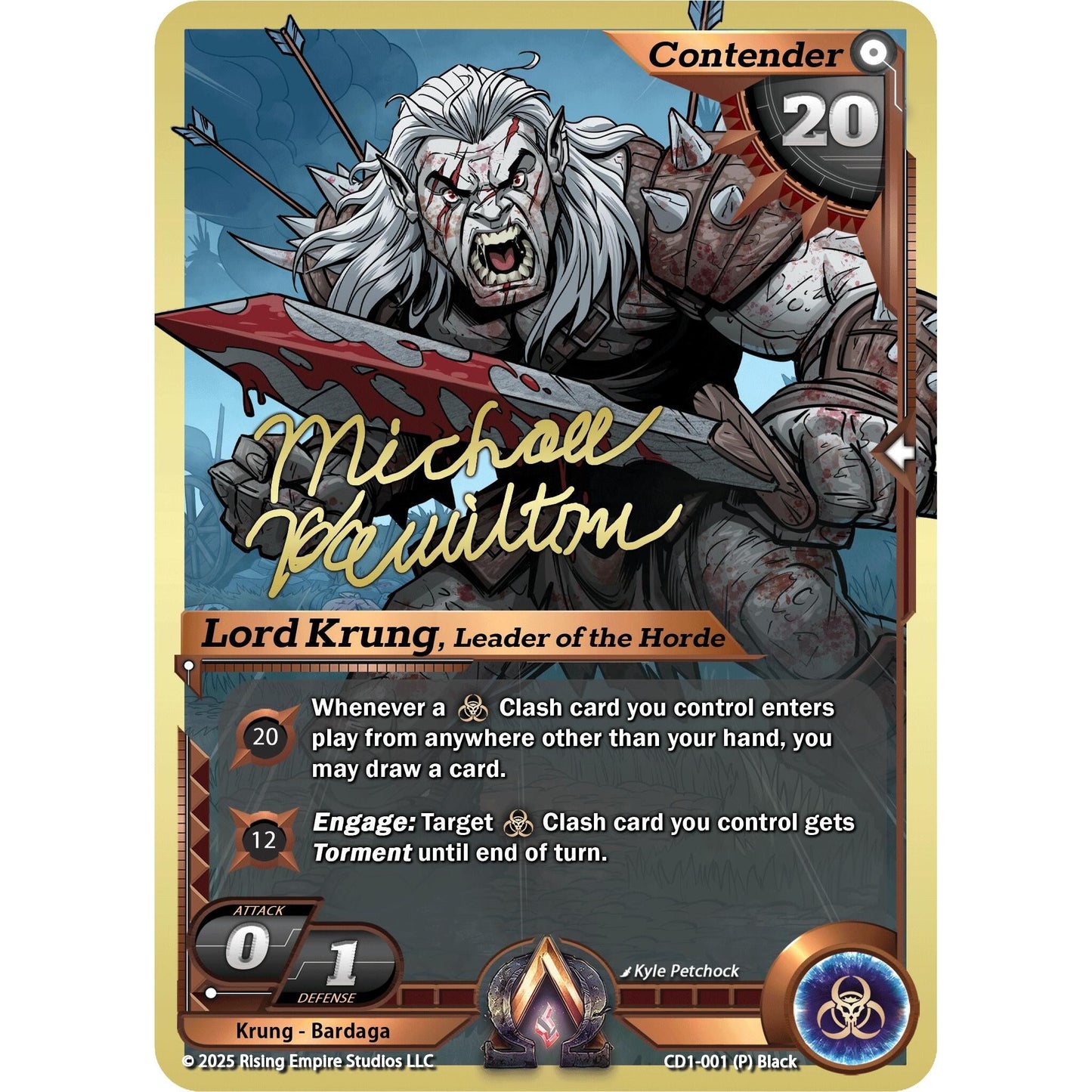 Image for Lord Krung, Leader of the Horde (CD1-001) (CD1) - Alpha Clash