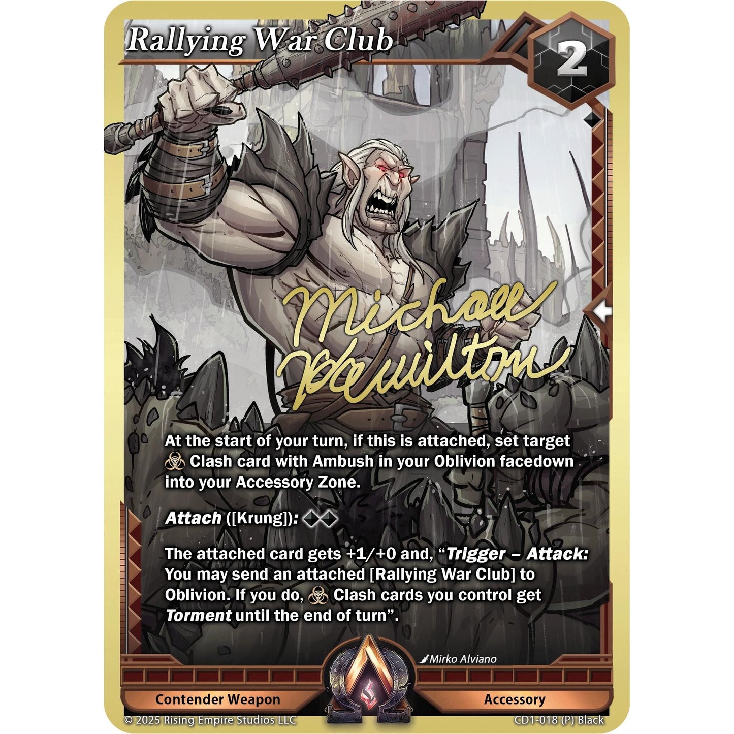 Image for Rallying War Club (CD1-018) (CD1) - Alpha Clash