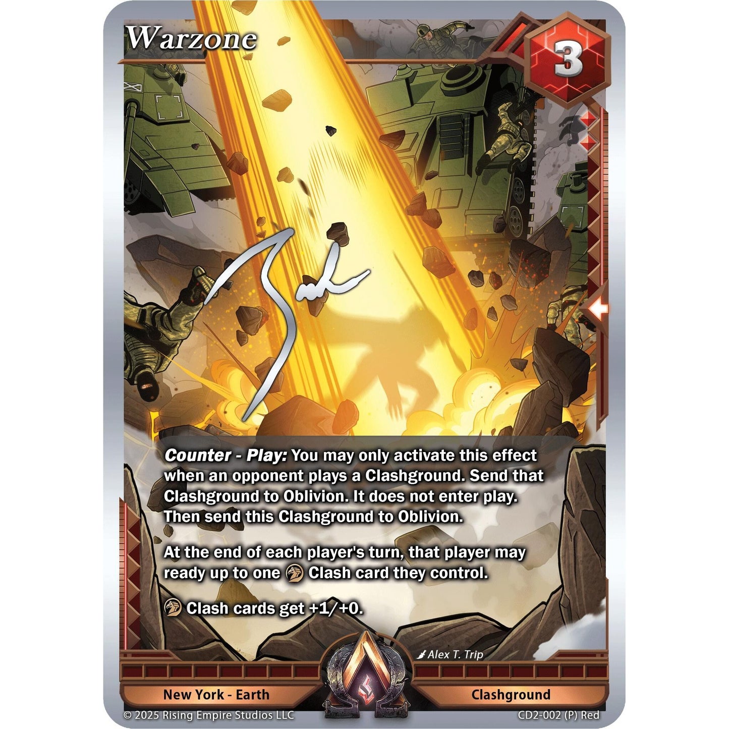 Image for Warzone (CD2-002) (CD2) - Alpha Clash