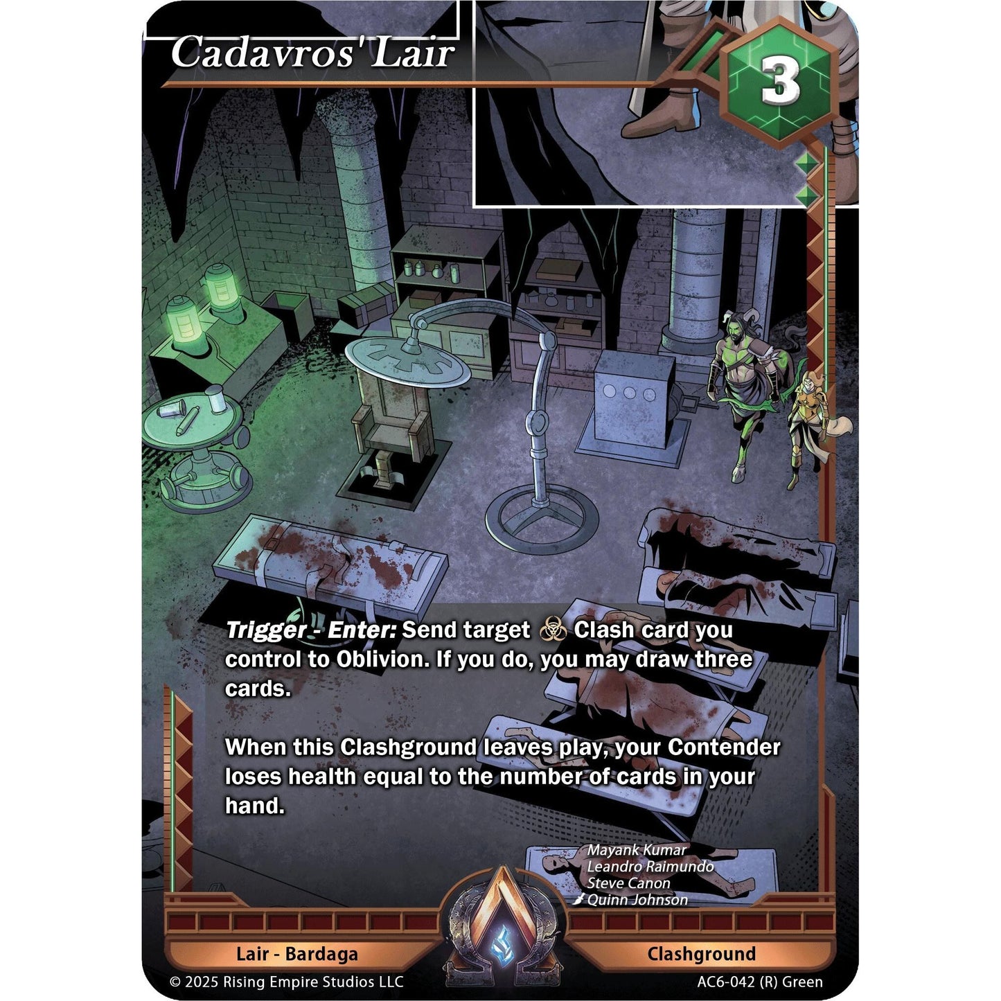 Image for Cadvros' Lair (AC6-042) (AC06) - Alpha Clash