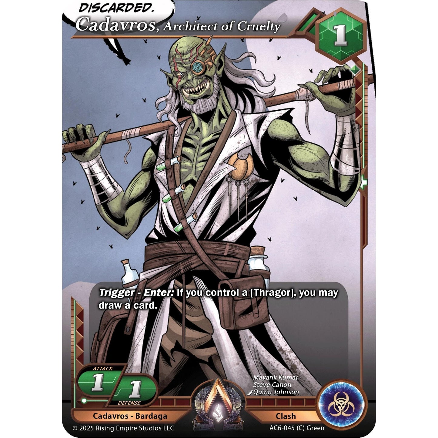 Image for Cadavros, Architect of Cruelty (AC6-045) (AC06) - Alpha Clash