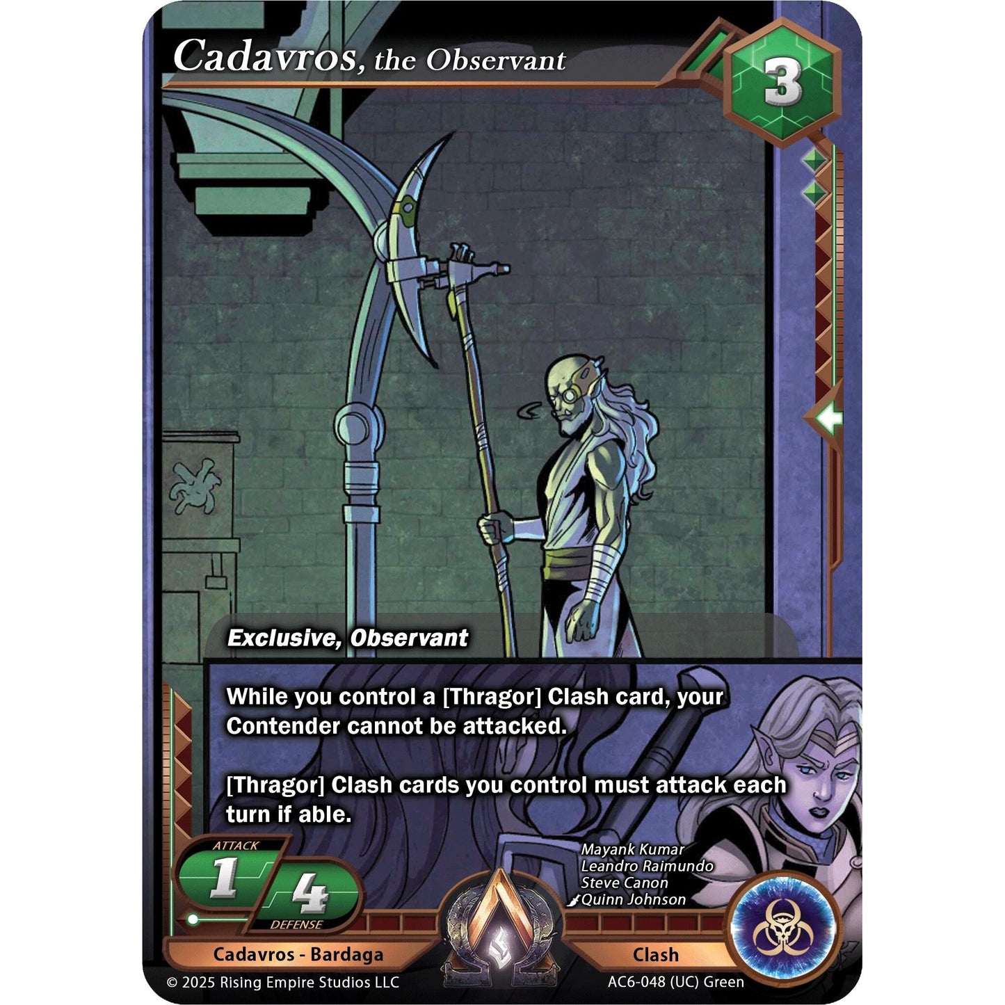 Image for Cadavros, the Observant (AC6-048) (AC06) - Alpha Clash