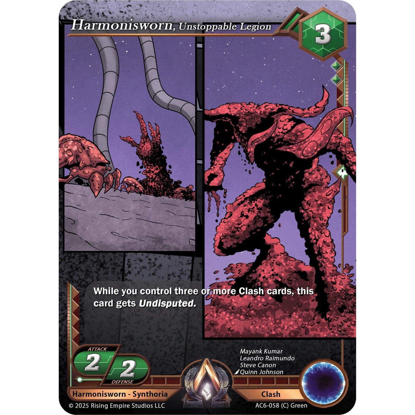 Image for Harmonisworn, Unstoppable Legion (AC6-058) (AC06) - Alpha Clash