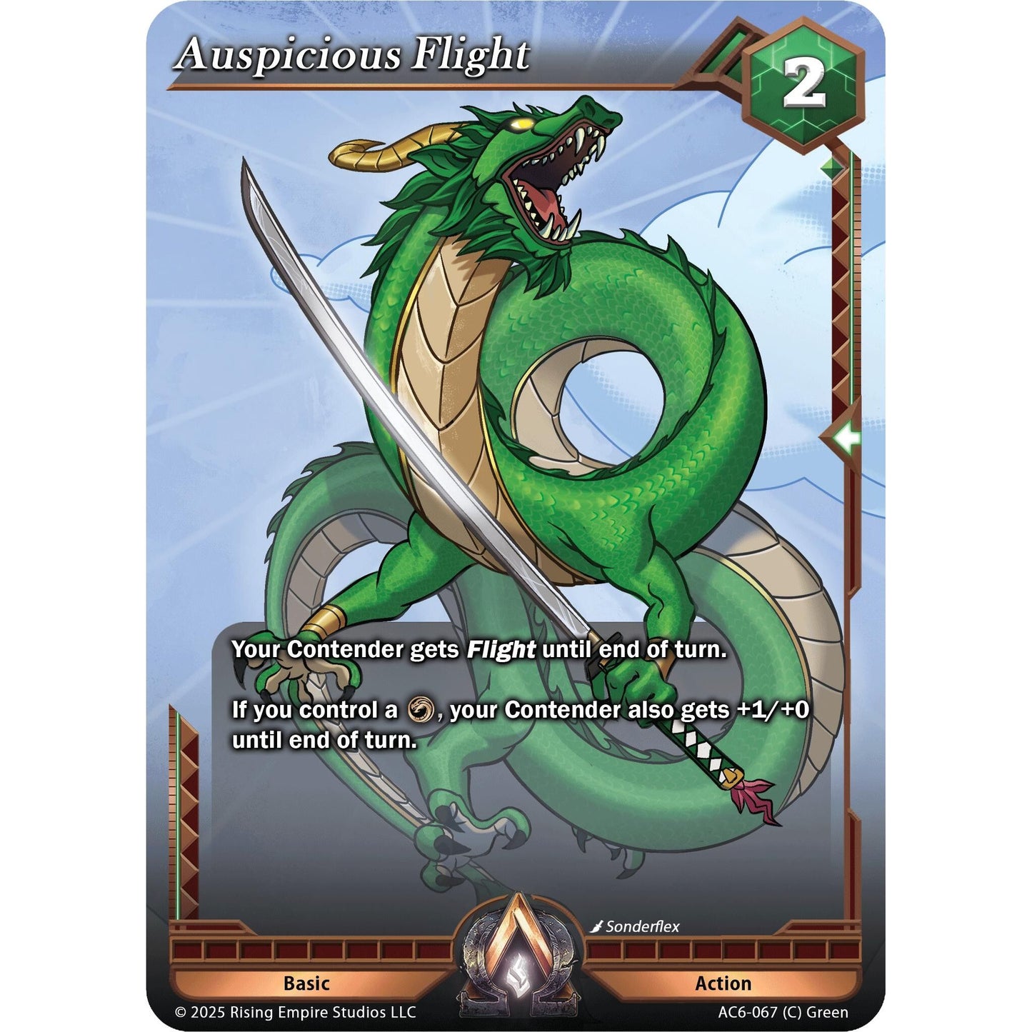 Image for Auspicious Flight (AC6-067) (AC06) - Alpha Clash