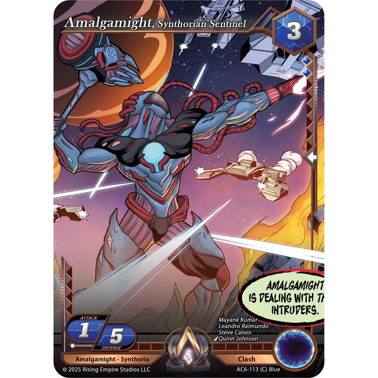 Image for Amalgamight, Synthorian Sentinel (AC6-113) (AC06) - Alpha Clash