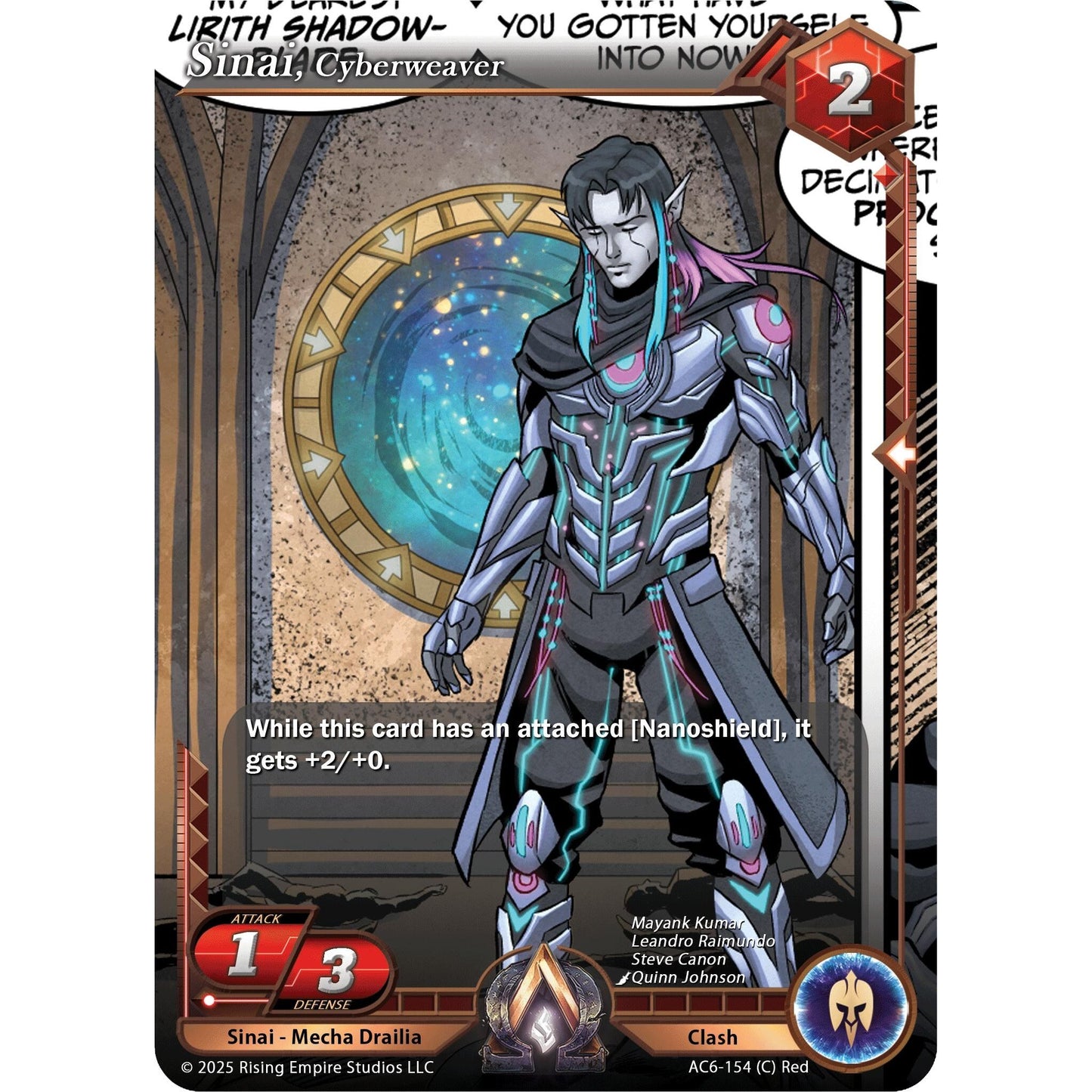 Image for Sinai, Cyberweaver (AC6-154) (AC06) - Alpha Clash