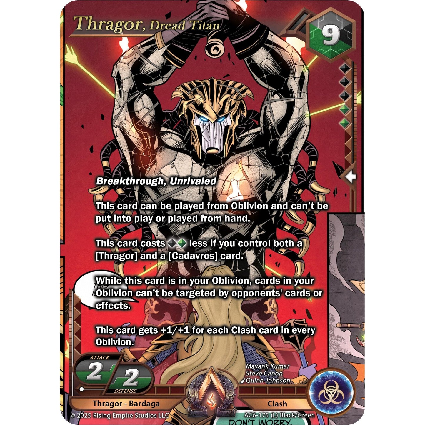Image for Thragor, Dread Titan (AC6-175) (AC06) - Alpha Clash