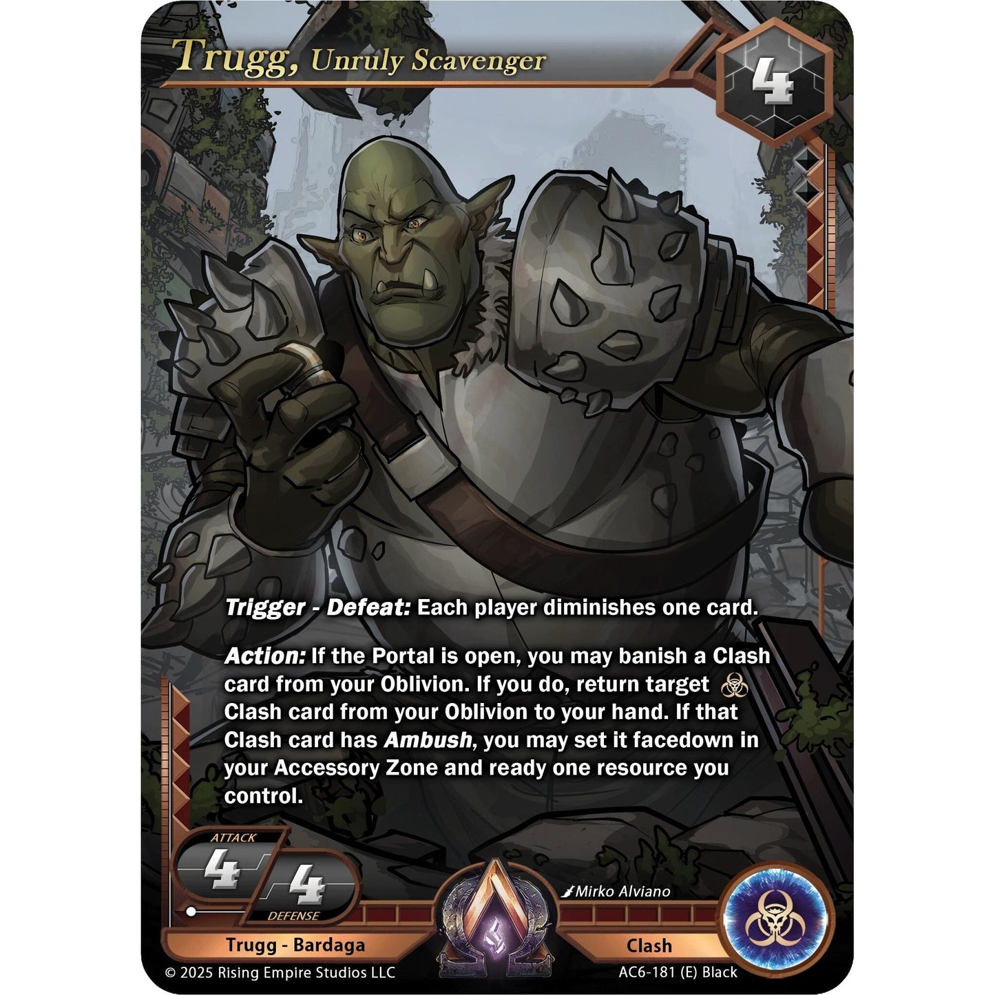 Image for Trugg, Unruly Scavenger (AC6-181) (AC06) - Alpha Clash