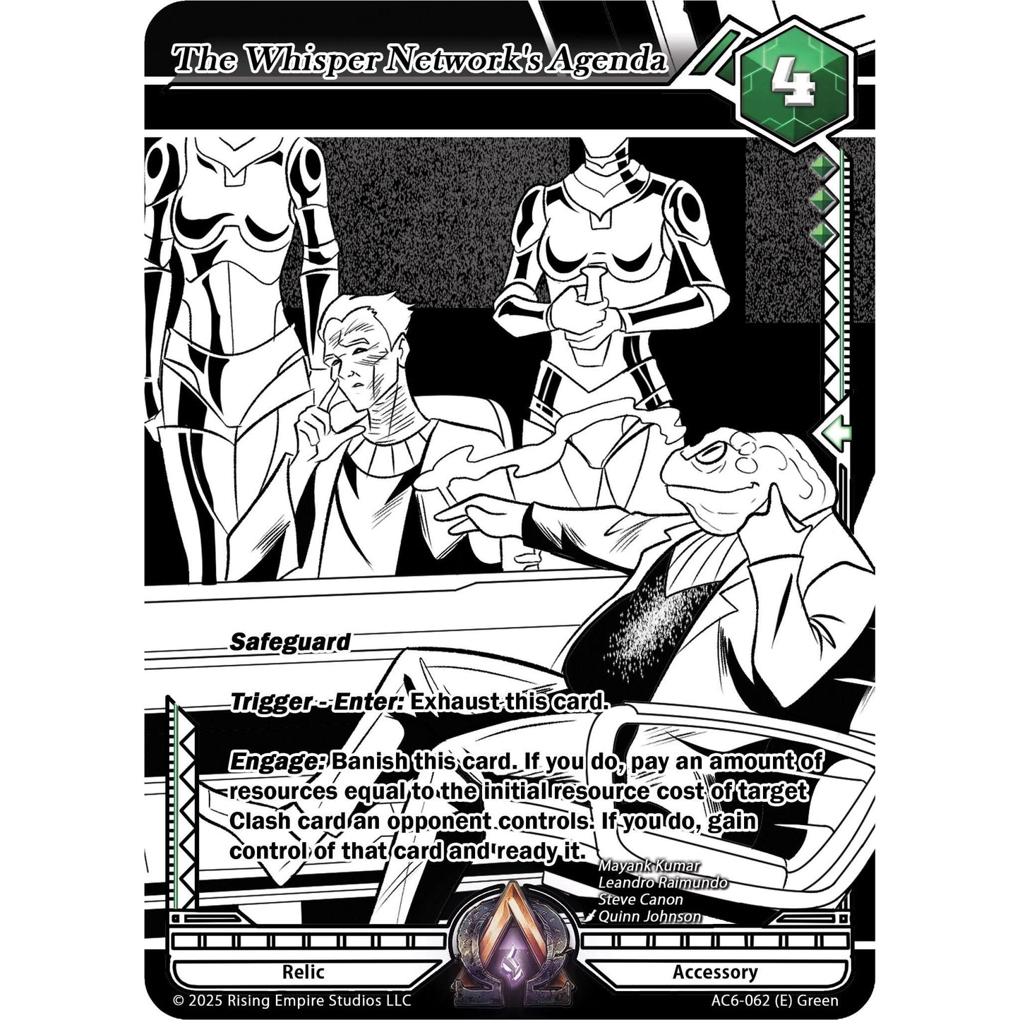 Image for The Whisper Network's Agenda (Ink) (AC6-062) (AC06) - Alpha Clash