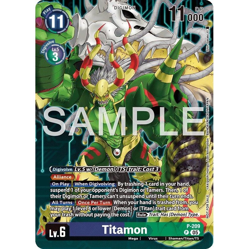 Image for Titamon (Hacker's Slumber Box Promotion Pack) (P-209 P) (D-PR) - Digimon Card Game