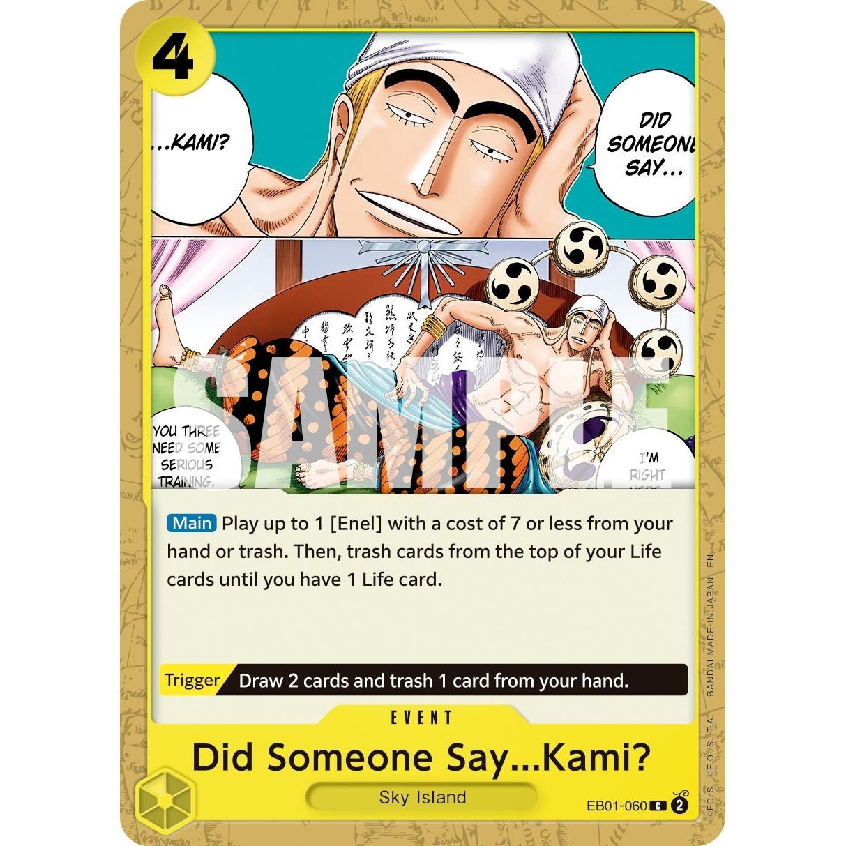 Image for Did Someone Say...Kami? (Reprint) (EB01-060) (PRB-02) - One Piece Card Game