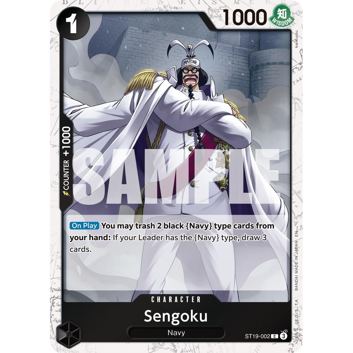 Image for Sengoku - ST19-002 (Pirate Foil) (ST19-002) (PRB-02) - One Piece Card Game