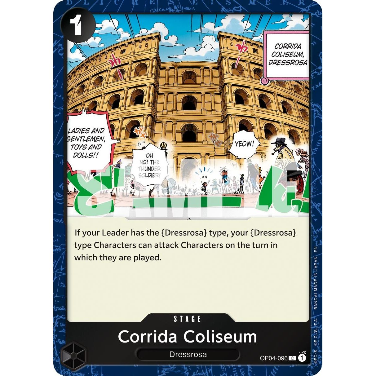 Image for Corrida Coliseum (Pirate Foil) (OP04-096) (PRB-02) - One Piece Card Game
