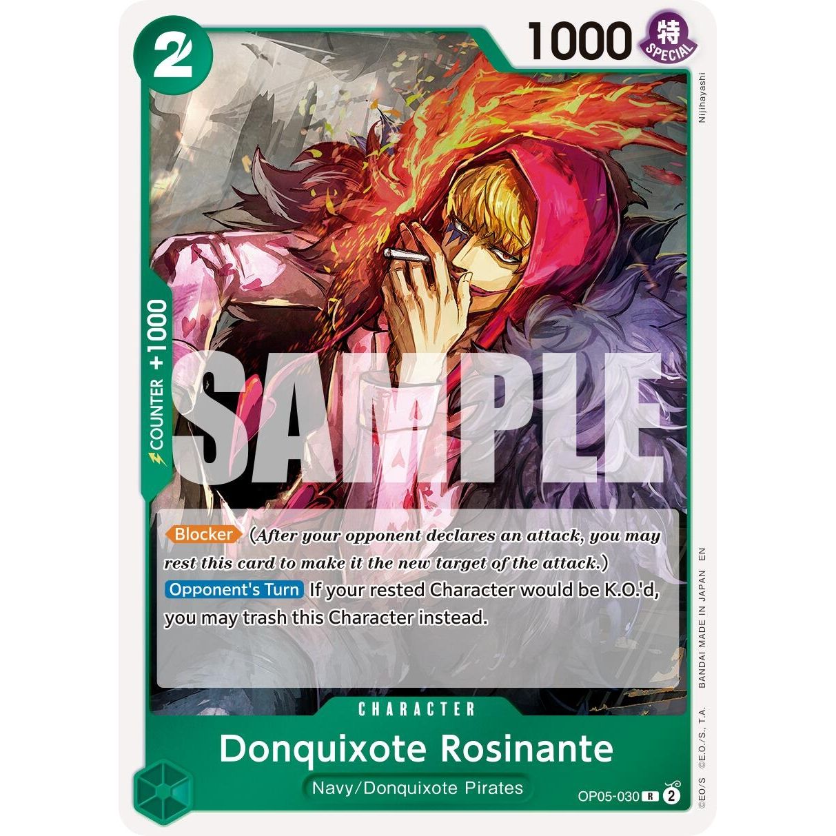 Image for Donquixote Rosinante (Reprint) (OP05-030) (PRB-02) - One Piece Card Game