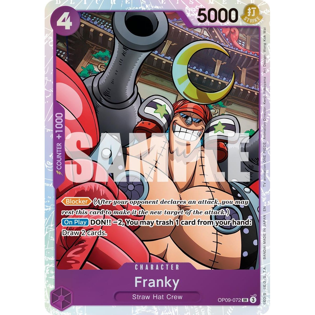Image for Franky - OP09-072 (Reprint) (OP09-072) (PRB-02) - One Piece Card Game