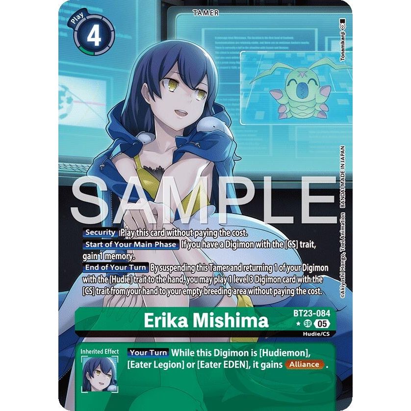 Image for Erika Mishima (Alternate Art) (BT23-084) (BT-23) - Digimon Card Game