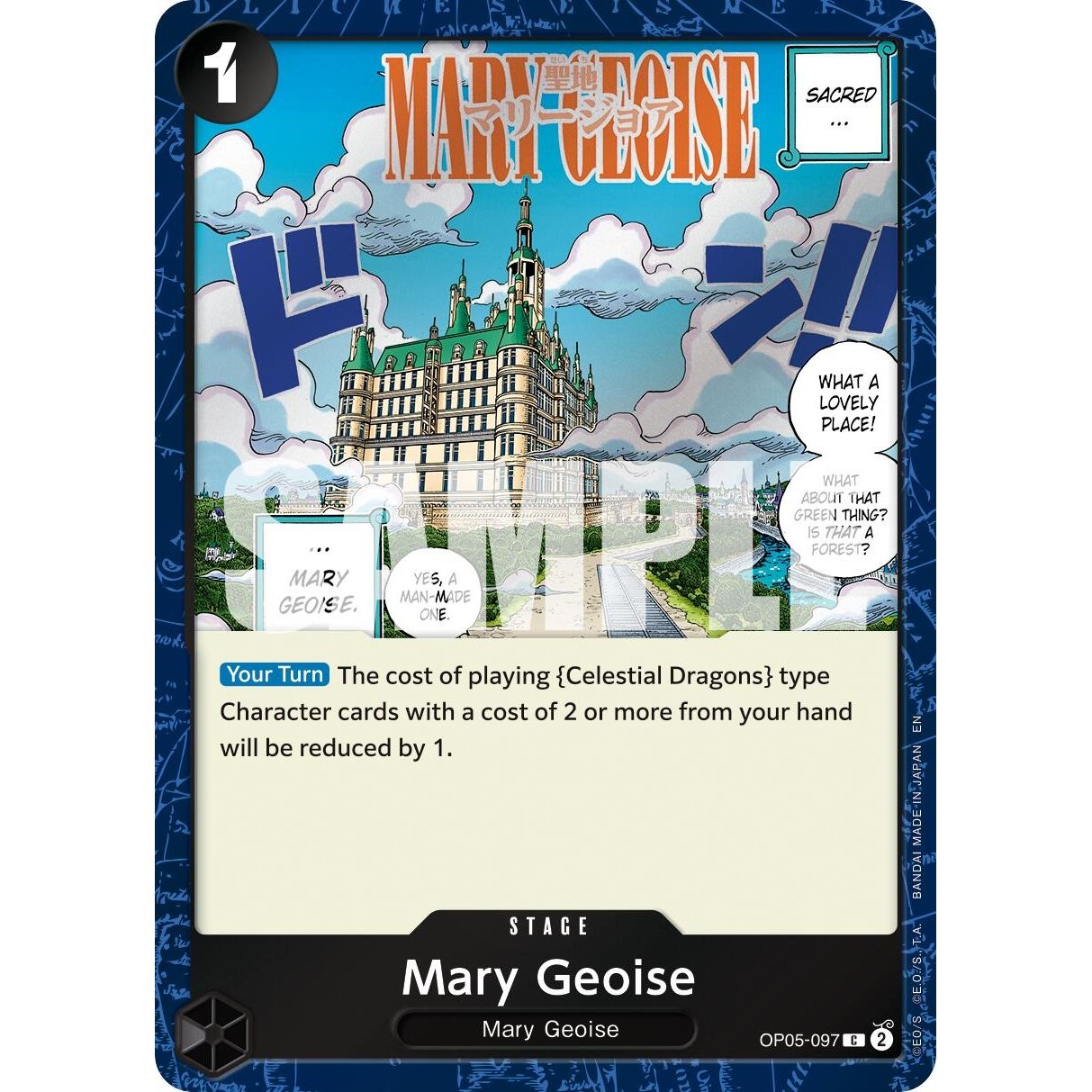 Image for Mary Geoise (Pirate Foil) (OP05-097) (PRB-02) - One Piece Card Game