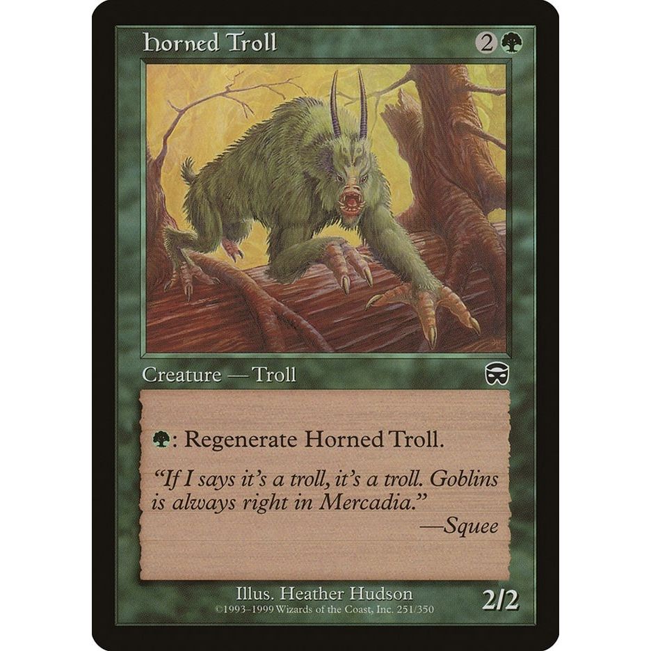 Image for Horned Troll (251) (MMQ) - Magic: The Gathering