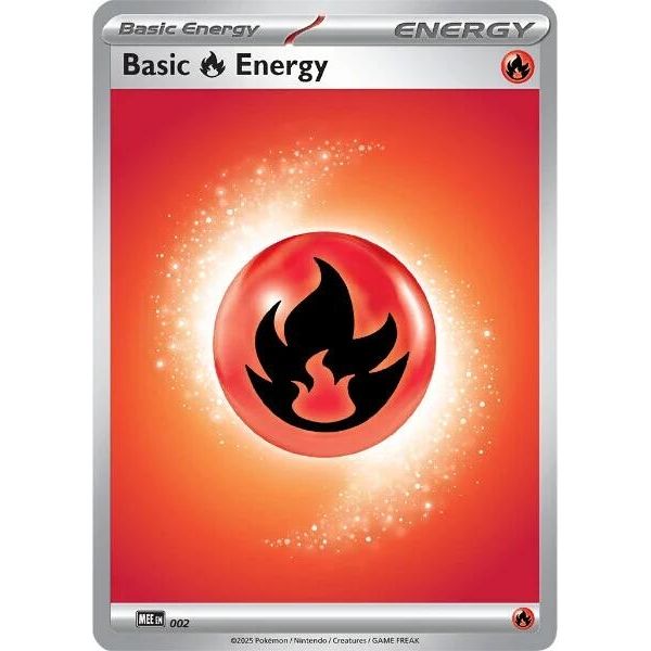 Image for Basic Fire Energy - 002 (2) (MEE) - Pokemon