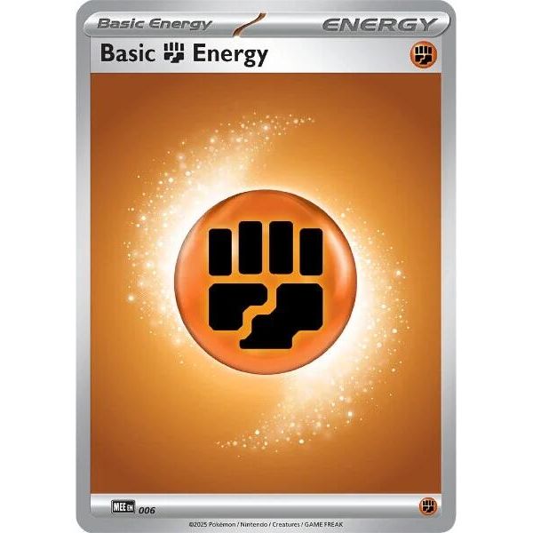 Image for Basic Fighting Energy - 006 (6) (MEE) - Pokemon