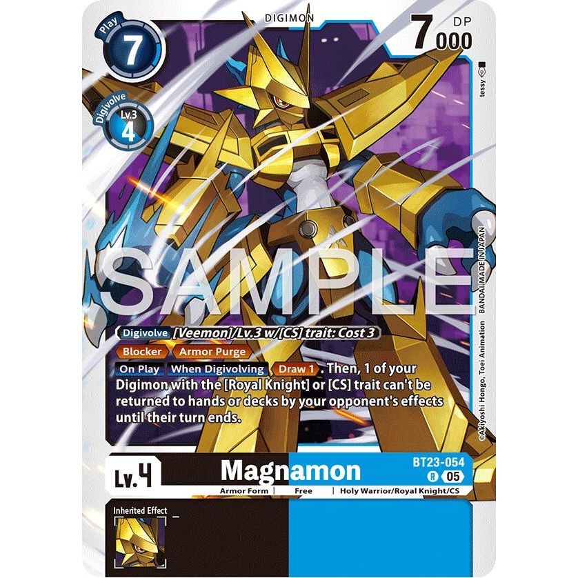 Image for Magnamon (BT23-054 R) (BT-23) - Digimon Card Game
