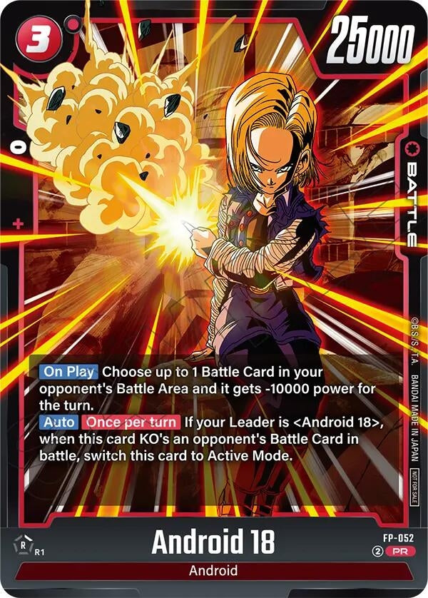 Image for Android 18 (Tournament Pack 08) (FP-052) (DBSFW_TPR) - Dragon Ball Super: Fusion World