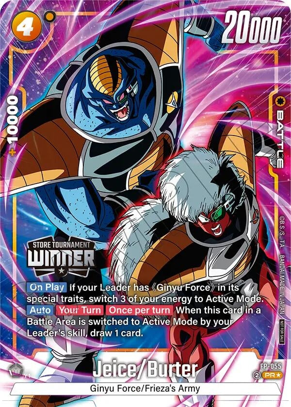 Image for Jeice/Burter (Tournament Pack -Winner- 08) (FP-055) (DBSFW_TPR) - Dragon Ball Super: Fusion World