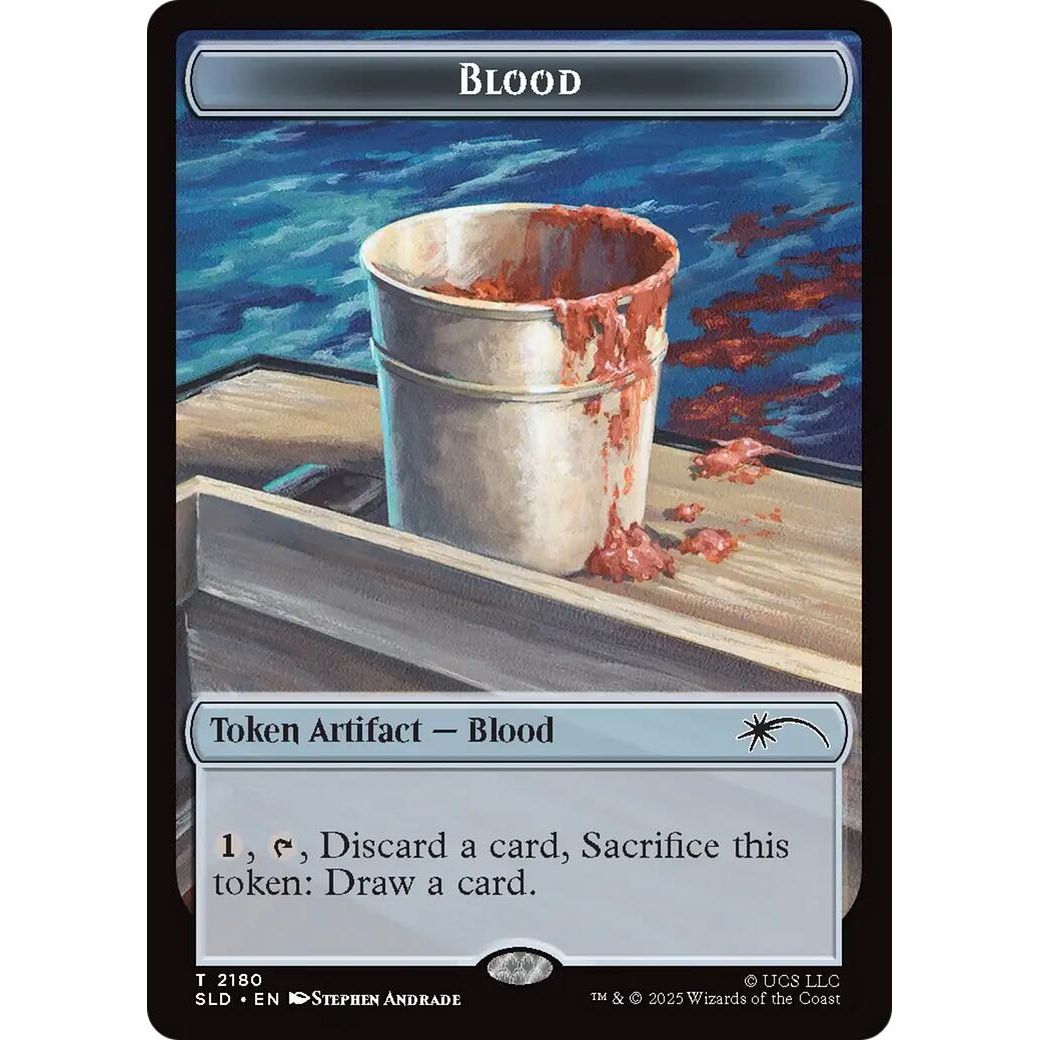 Image for Blood Token (2180) (SLD) - Magic: The Gathering