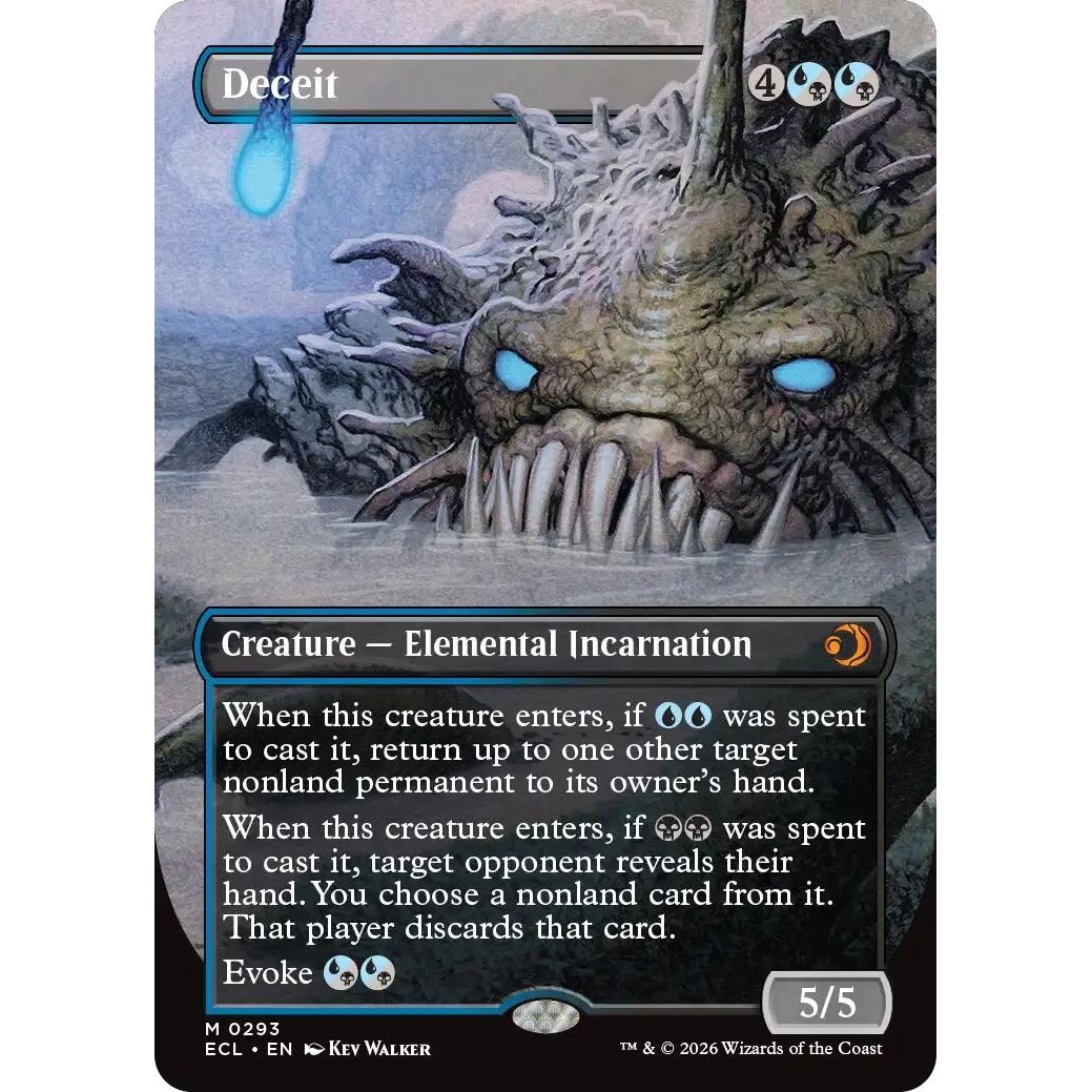 Image for Deceit (Borderless) (293) (ECL) - Magic: The Gathering