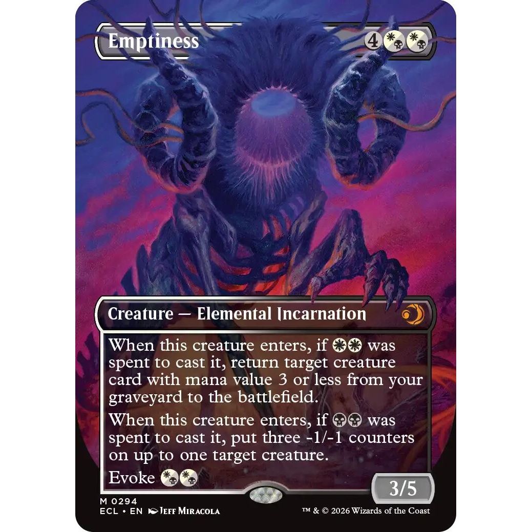 Image for Emptiness (Borderless) (294) (ECL) - Magic: The Gathering
