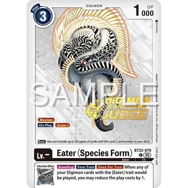 Image for Eater (Species Form) (Judge Pack 2025 Wave 2) (BT22-079 C) (BT22) - Digimon Card Game
