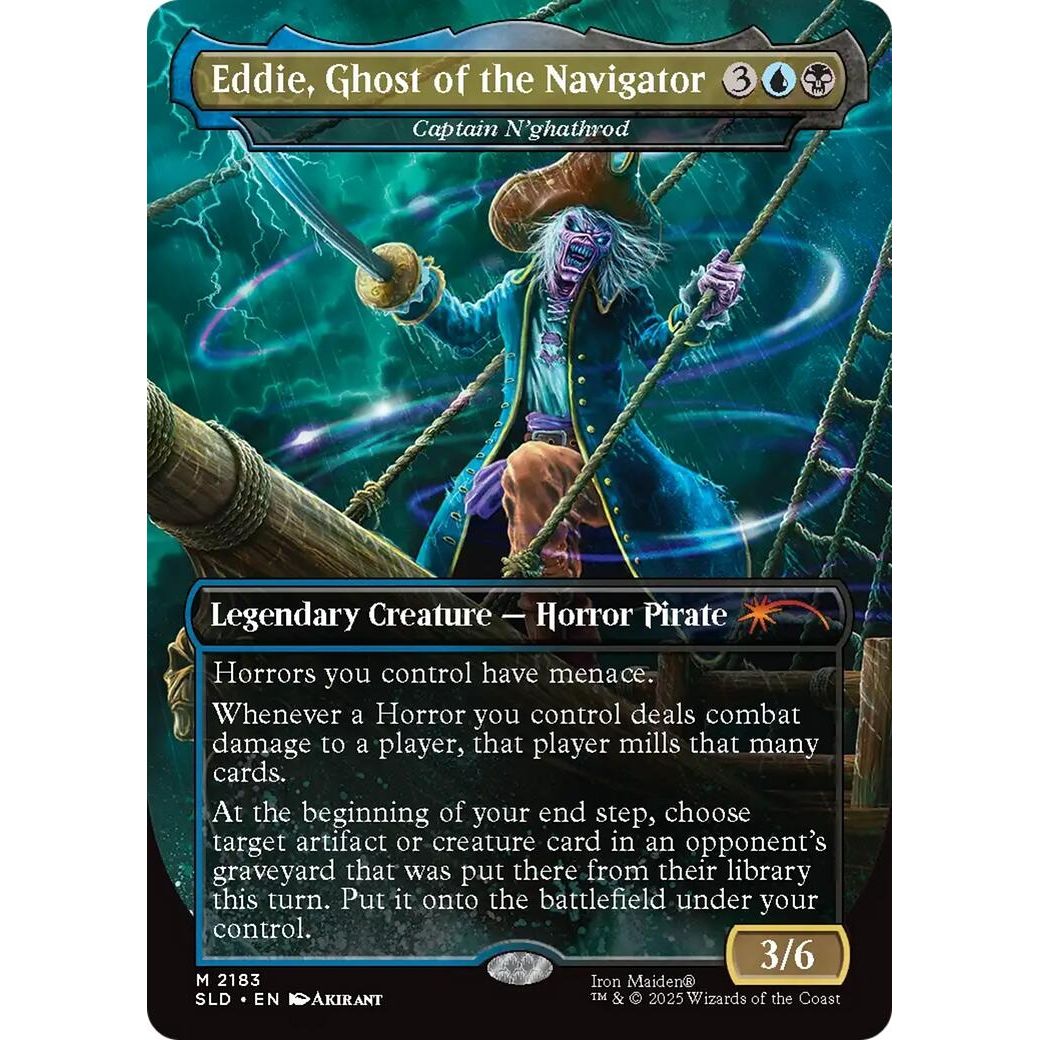 Image for Eddie, Ghost of the Navigator - Captain N'ghathrod (2183) (SLD) - Magic: The Gathering