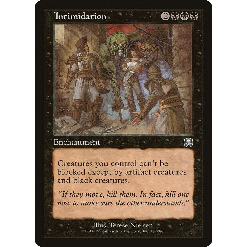Image for Intimidation (142) (MMQ) - Magic: The Gathering
