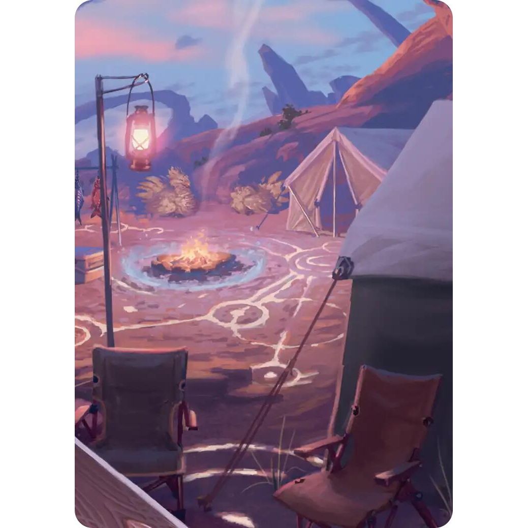 Image for Chocobo Camp Scene Art Card (21) (ASFIN) - Magic: The Gathering