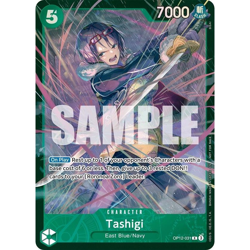 Image for Tashigi (Store Treasure Cup 2025) (OP12-031) (OP-PR) - One Piece Card Game