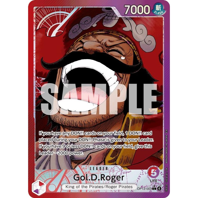 Image for Gol.D.Roger (003) (Alternate Art) (OP13-003) (OP13) - One Piece Card Game