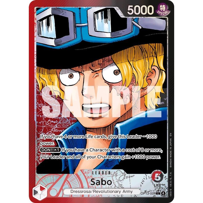 Sabo (004) (Alternate Art) (OP13-004) (OP13)