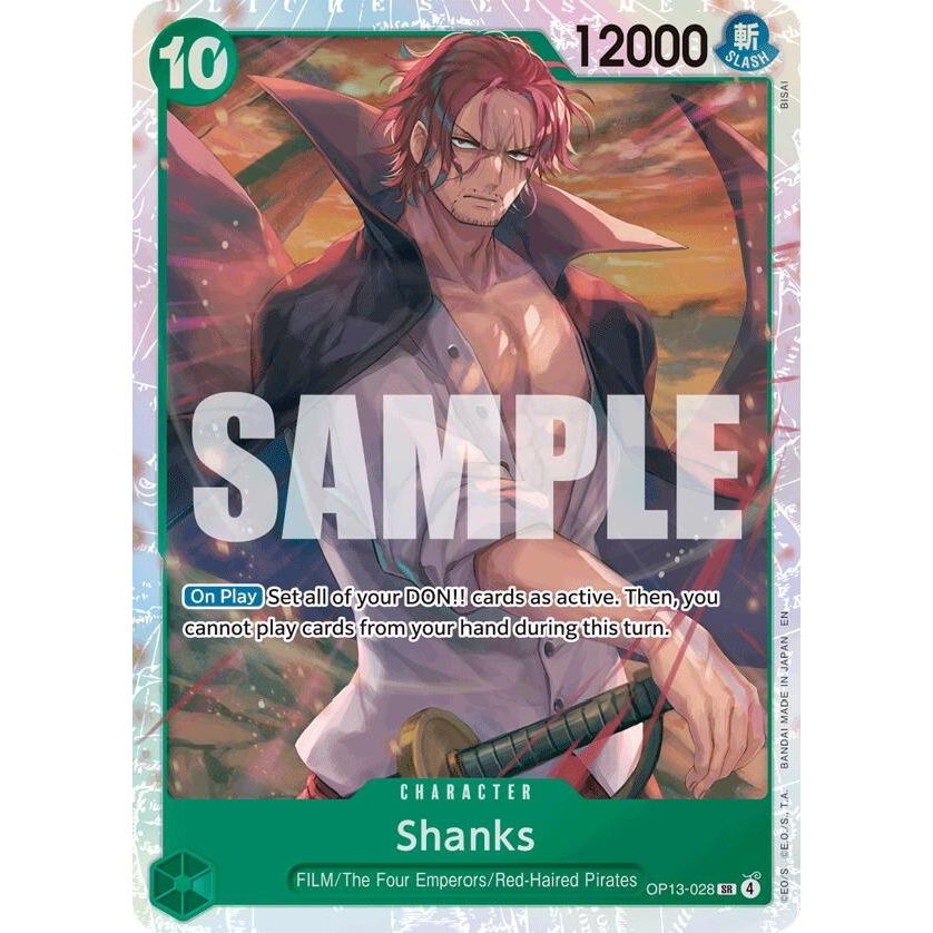 Image for Shanks (028) (OP13-028) (OP13) - One Piece Card Game