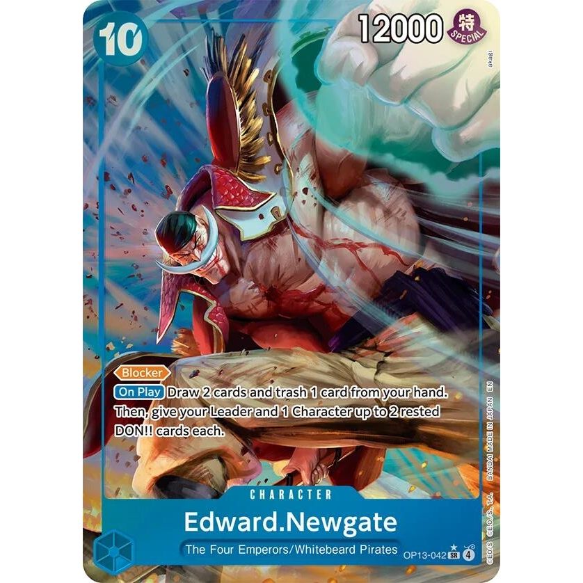 Image for Edward.Newgate (Alternate Art) (OP13-042) (OP13) - One Piece Card Game
