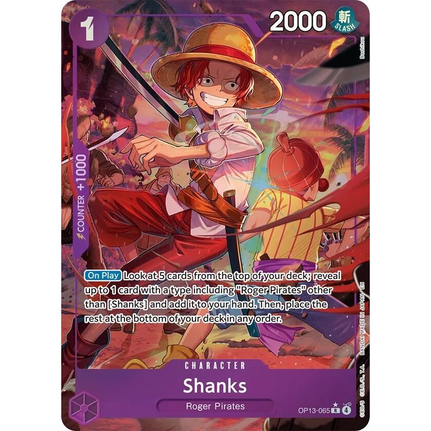 Shanks (065) (Alternate Art) (OP13-065) (OP13)