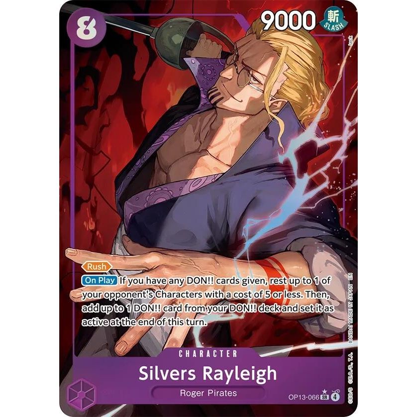Image for Silvers Rayleigh (Alternate Art) (OP13-066) (OP13) - One Piece Card Game